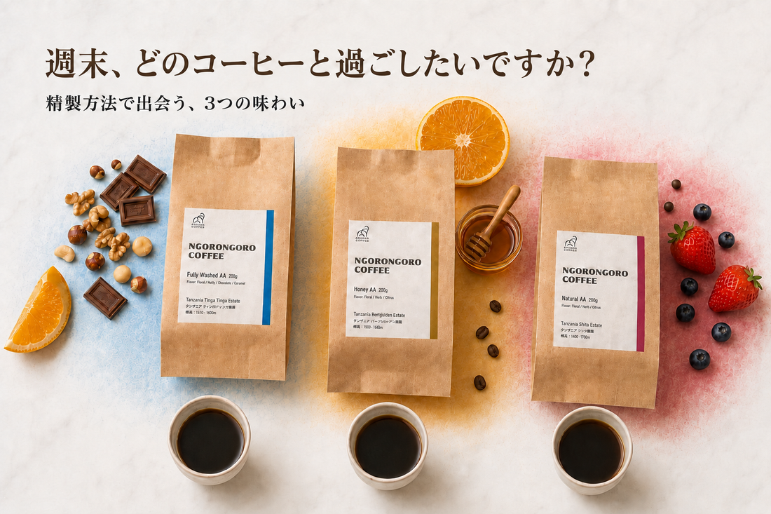 【3問で選ぶ】週末に飲みたいコーヒーはどれですか？